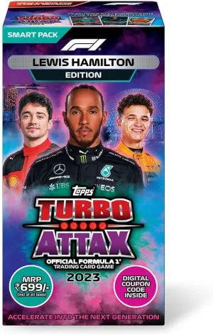 Topps F1 Turbo Attax Trading and Collectible Card Game (Smart Pack- Lewis Hamilton Version)