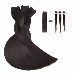 TRIIPPY Raw Cambodian Human Hair Bundles,Yaki Straight Bundles,Triple Lifespan Than Regular Virgin Hair,The Same Quality As Boutique Stores,No.1 Raw Hair Brand On Amazon(3 Bundles,16 18 20 inches)