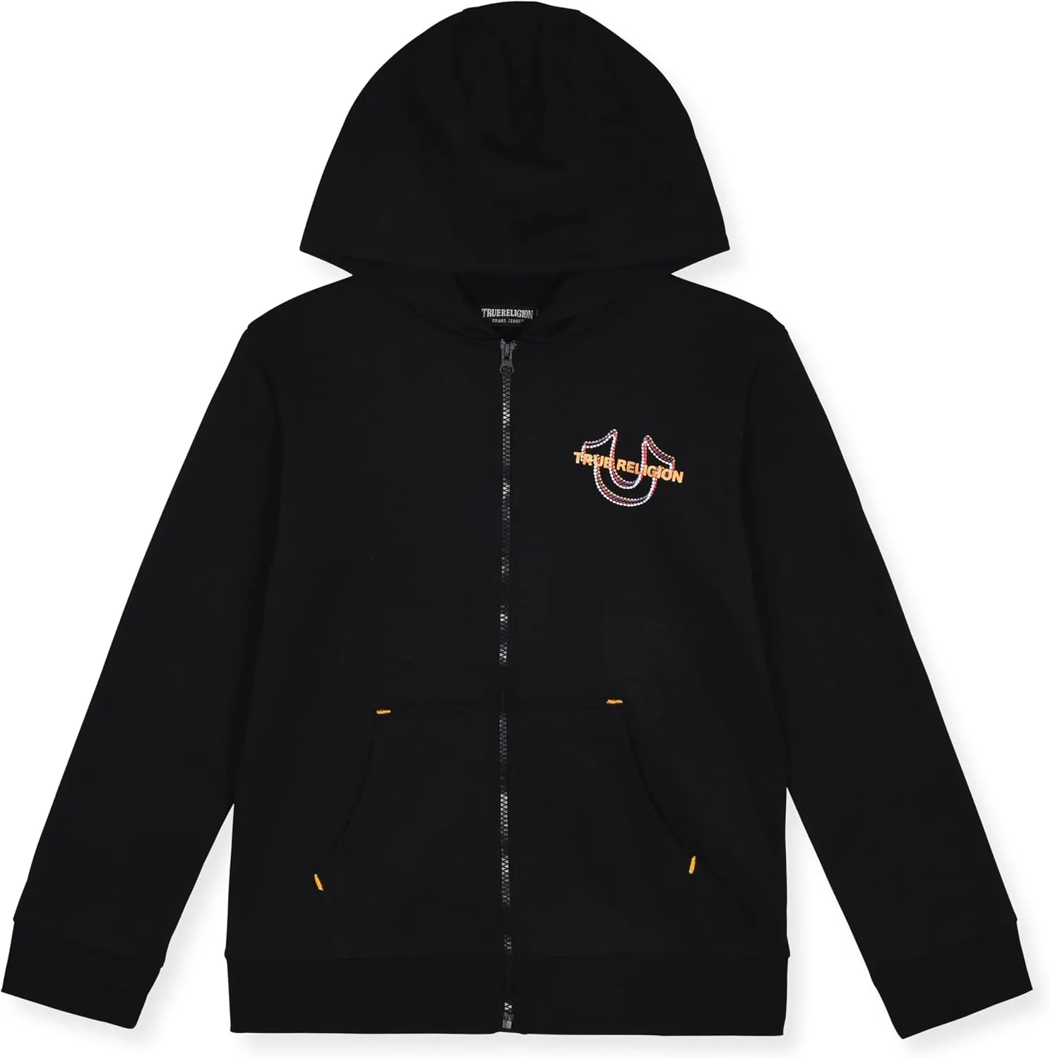 True Religion Boys Sweatshirts and Sweatpants for Kids 2 Piece Clothing Set Fleece Hoodie and Jogger Pants