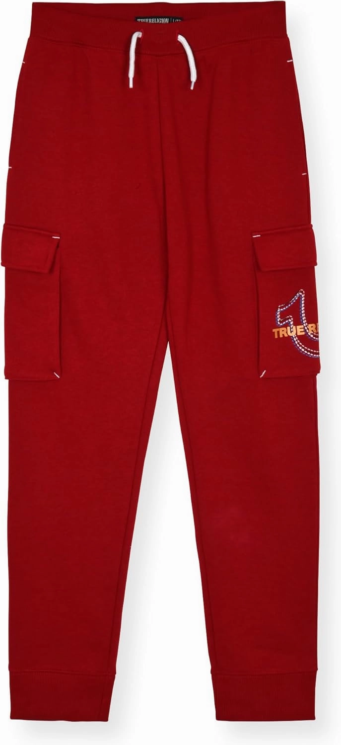 True Religion Boys Sweatshirts and Sweatpants for Kids 2 Piece Clothing Set Fleece Hoodie and Jogger Pants