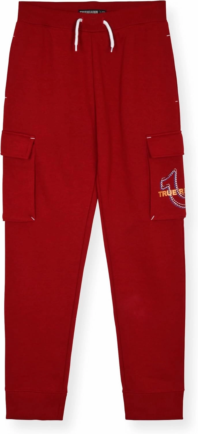 True Religion Boys Sweatshirts and Sweatpants for Kids 2 Piece Clothing Set Fleece Hoodie and Jogger Pants