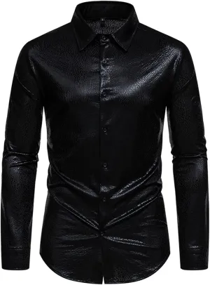 Tshirts Shirts for Men 2024 Business Slim Fit Solid Color Cardigan Long Sleeve Shirt Plain Tshirts for Men Men Long