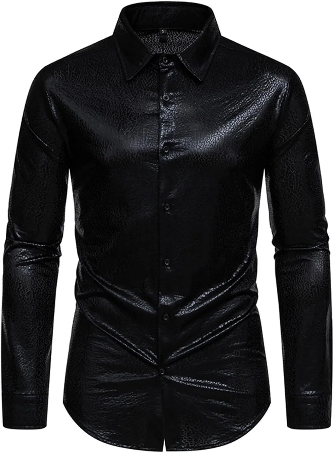 Tshirts Shirts for Men 2024 Business Slim Fit Solid Color Cardigan Long Sleeve Shirt Plain Tshirts for Men Men Long