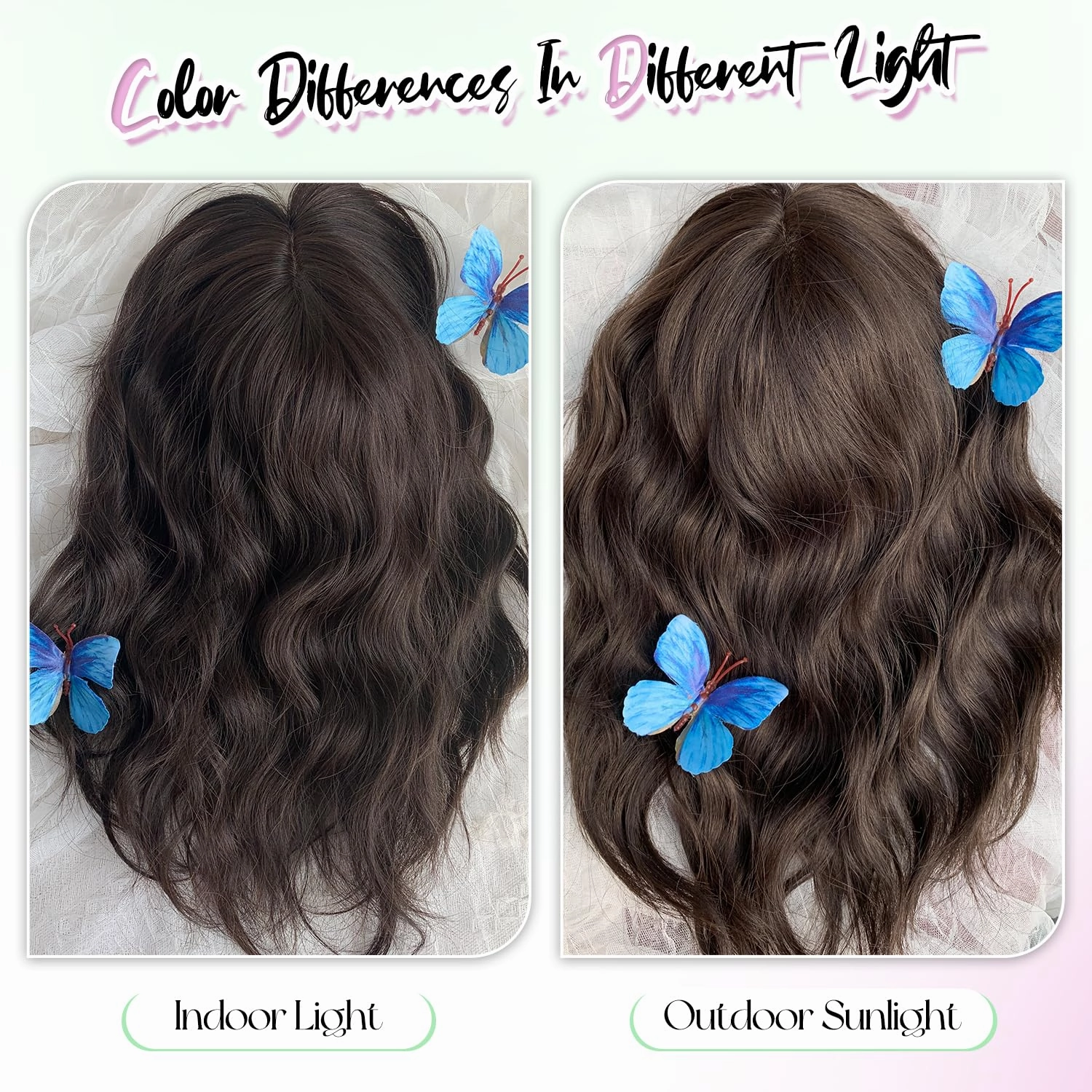 UDU 11inch Hair Topper for Women, Lightweight & Breathable Wiglet for Thinning Hair, Natural Look Volume Booster Hairpiece for Coverage, Ideal for Summer Wear