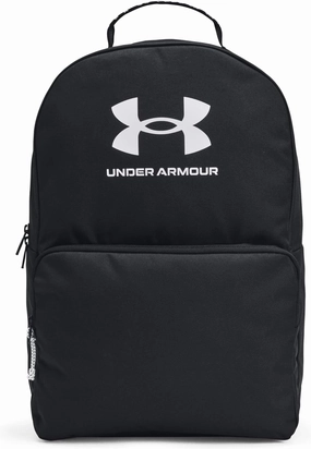 Under Armour Unisex-Adult Loudon Backpack, (001) Black/Black/White, One Size Fits Most