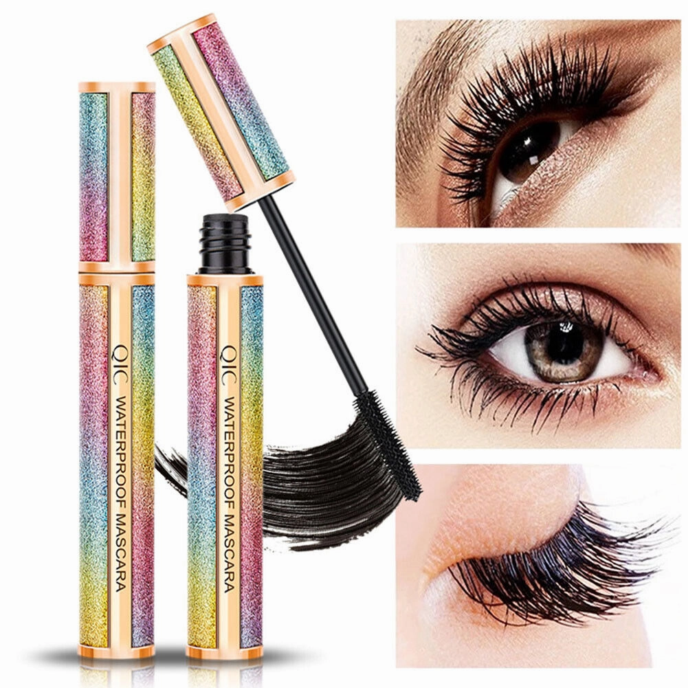 US 2-4 Pack 4D Silk Fiber Eyelash Mascara Waterproof Smudge-proof Long Lasting