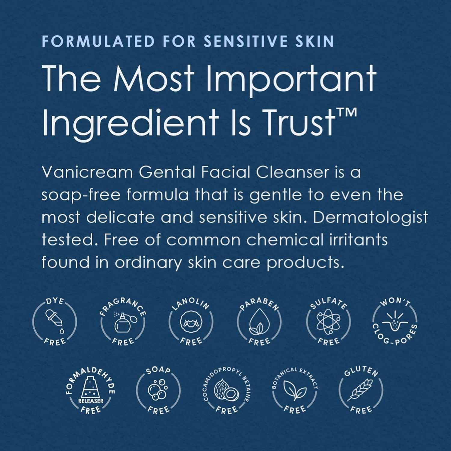 Vanicream Moisturizing Skin Cream | Fragrance, and Gluten Free | For Sensitive Skin | Soothes Red, Irritated, Cracked or Itchy Skin | Dermatologist Tested | 4 Ounce (Pack of 12)