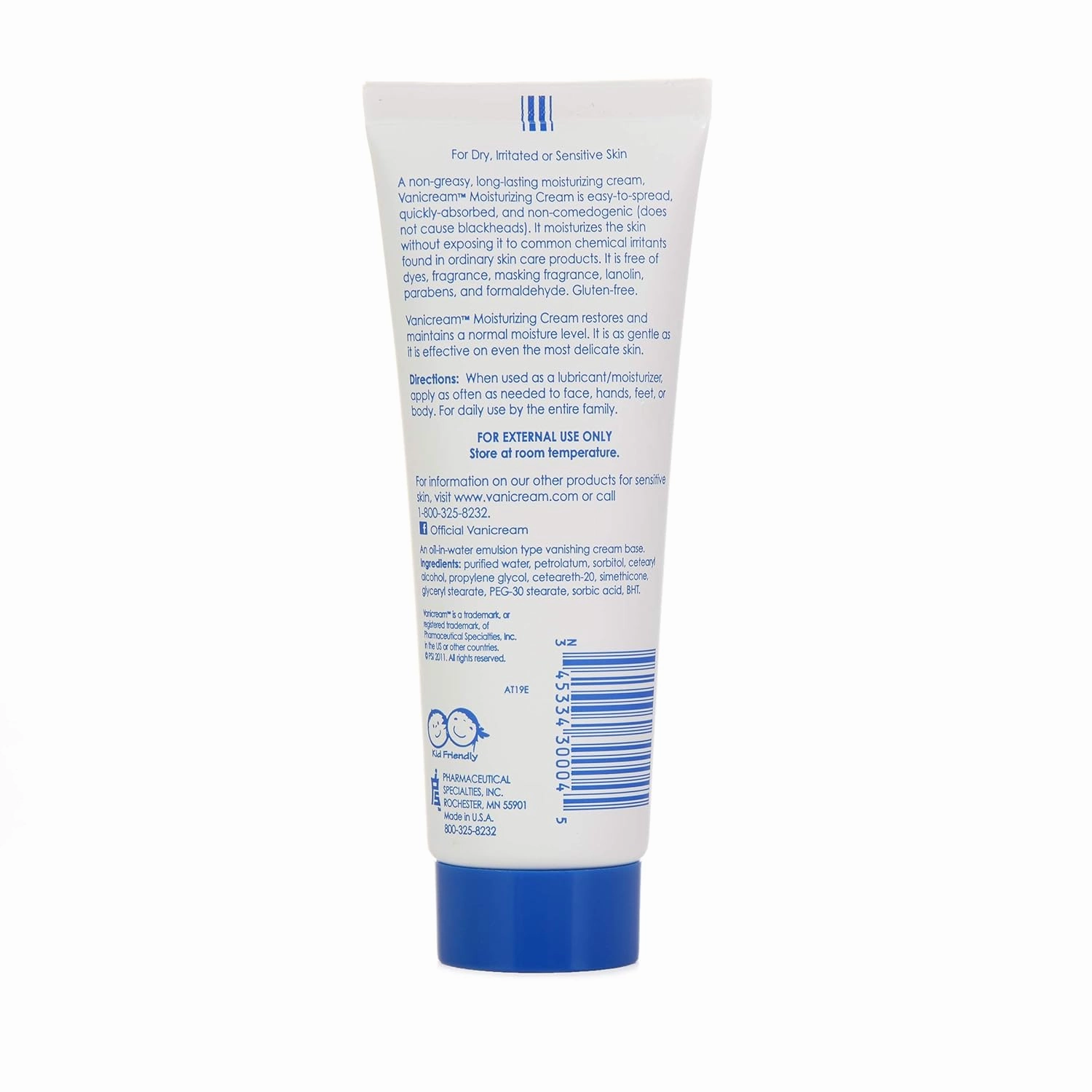 Vanicream Moisturizing Skin Cream | Fragrance, and Gluten Free | For Sensitive Skin | Soothes Red, Irritated, Cracked or Itchy Skin | Dermatologist Tested | 4 Ounce (Pack of 12)