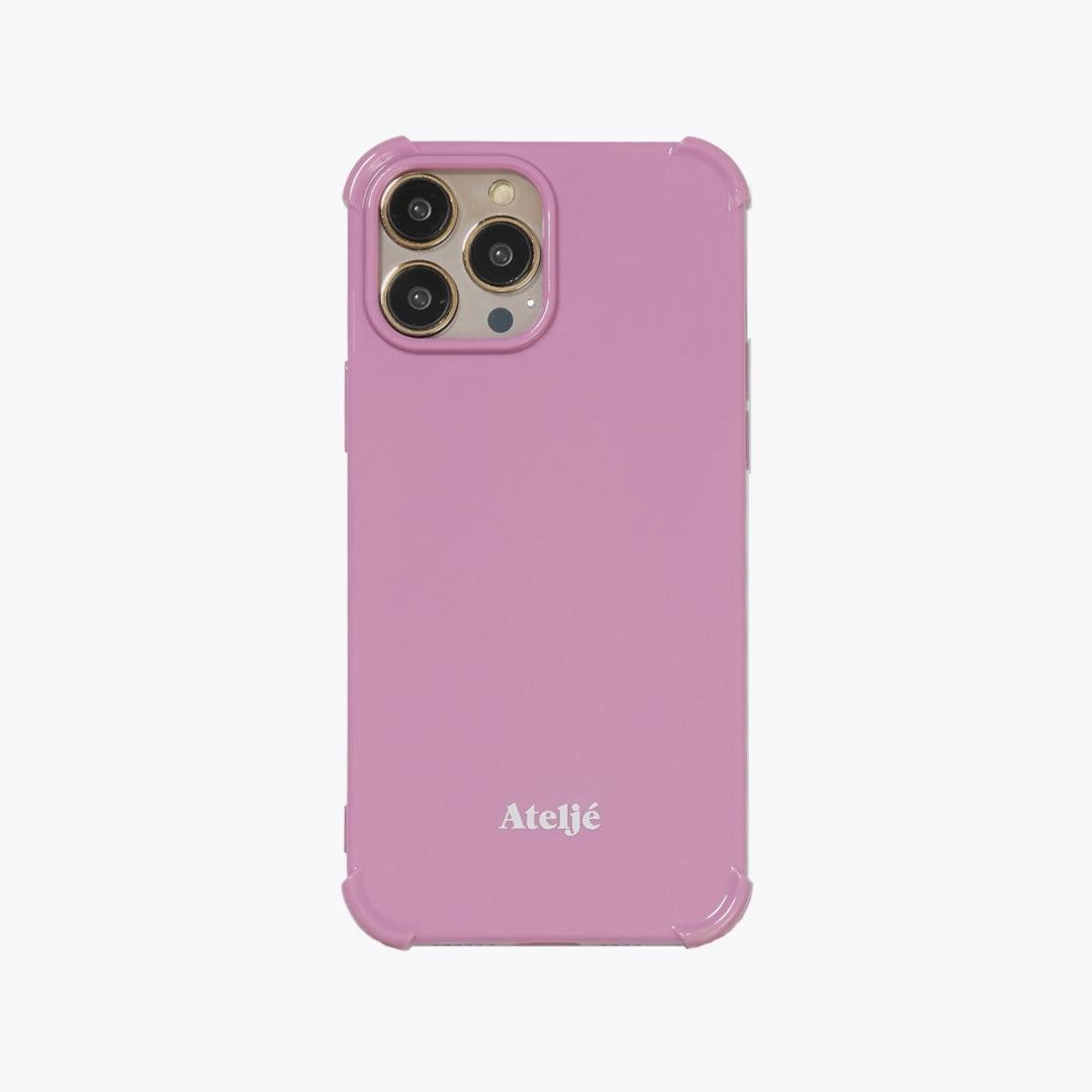 Vintage pink recycled iPhone case - no rings