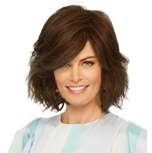 Visionary Full Volume Modern Cropped Bob Wig by Hairuwear, Average Cap, Light Blonde