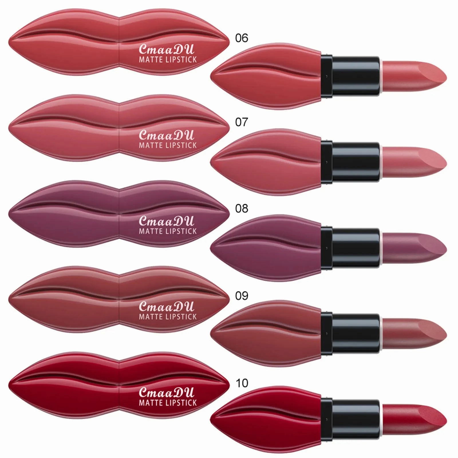Waterproof Big Mouth Nude Matte Lipsticks