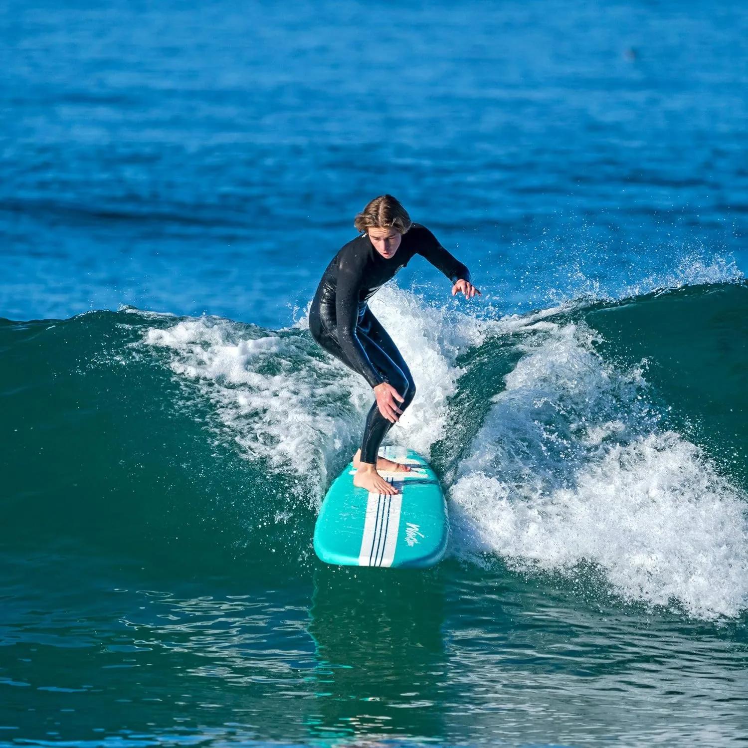 WAVESTORM 8ft Premium Classic Longboard Surfboard