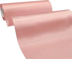 Wide Dusty Pink Satin Ribbon 8 Inch x 25 Yards Solid Fabric Ribbon for Cutting Ceremony kit Grand Opening Wedding Birthday Party Decoration Bows Chair sash