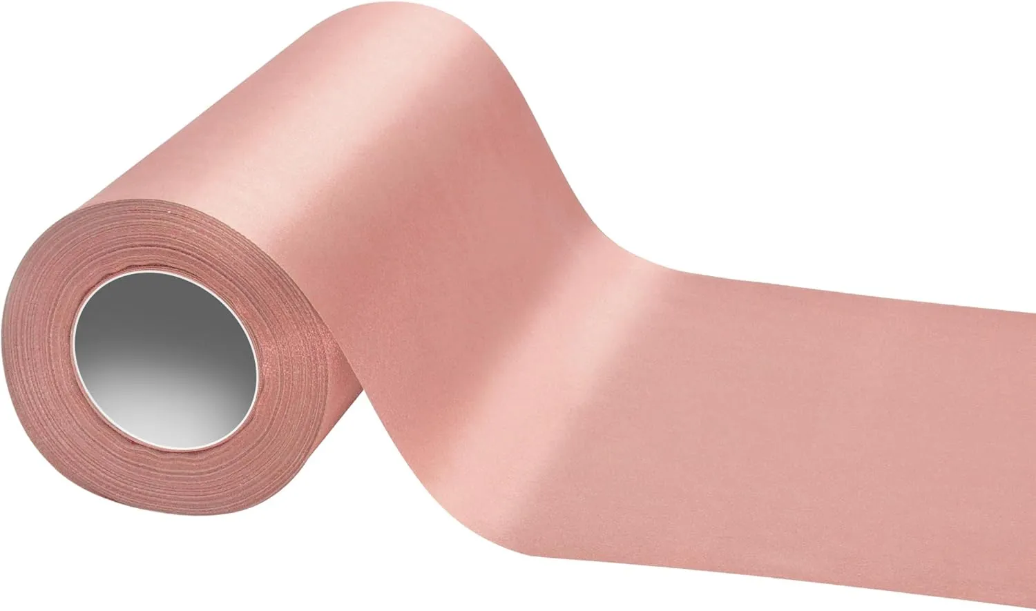Wide Dusty Pink Satin Ribbon 8 Inch x 25 Yards Solid Fabric Ribbon for Cutting Ceremony kit Grand Opening Wedding Birthday Party Decoration Bows Chair sash
