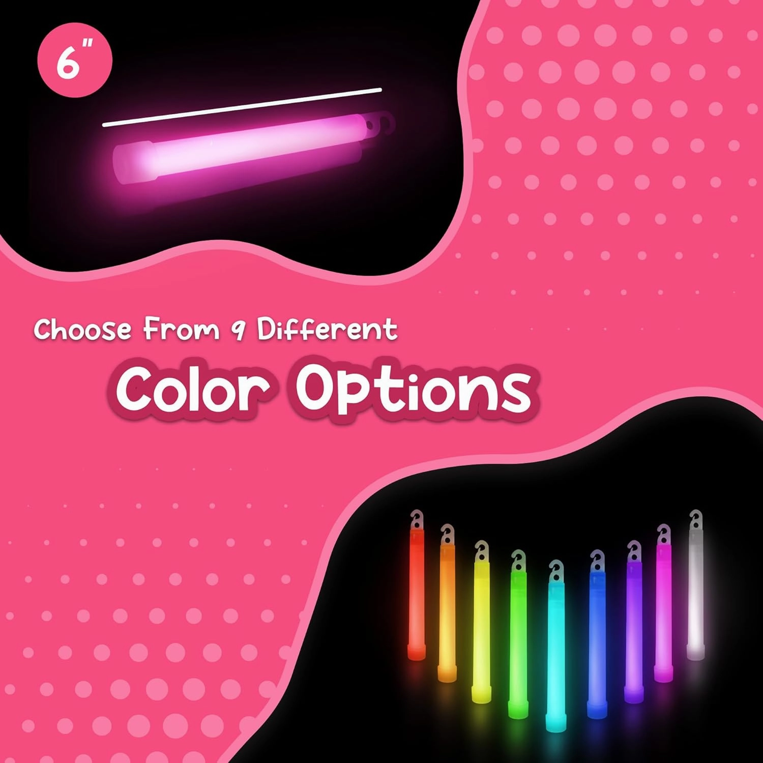 Windy City Novelties - 25 Pack - 6” Premium Glow Sticks