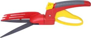 Wolf-Garten RILL Comfort Single Hand Grass Shears, Red, 39.2x2.47x2.5 cm