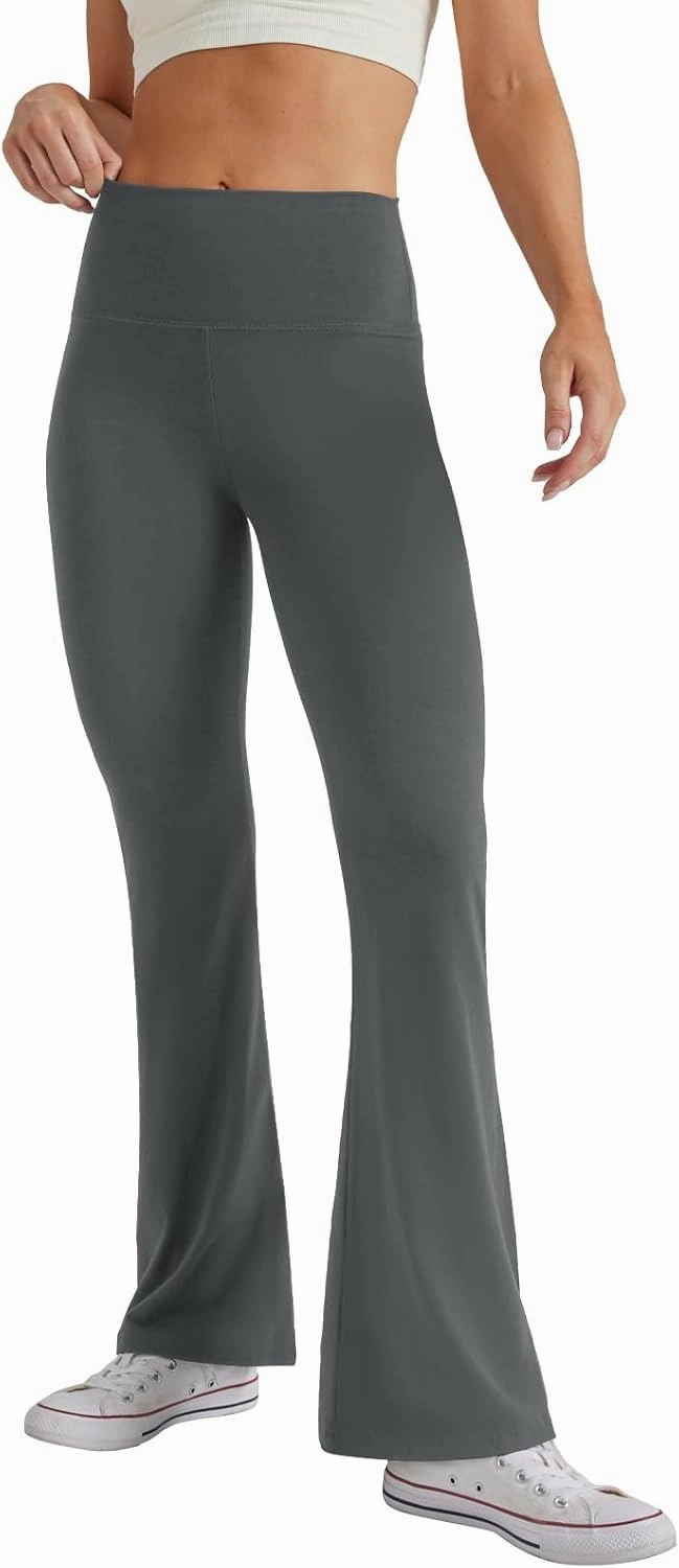 Women's High Waist Bootcut Yoga Pants Tummy Control Workout Flare Leggings