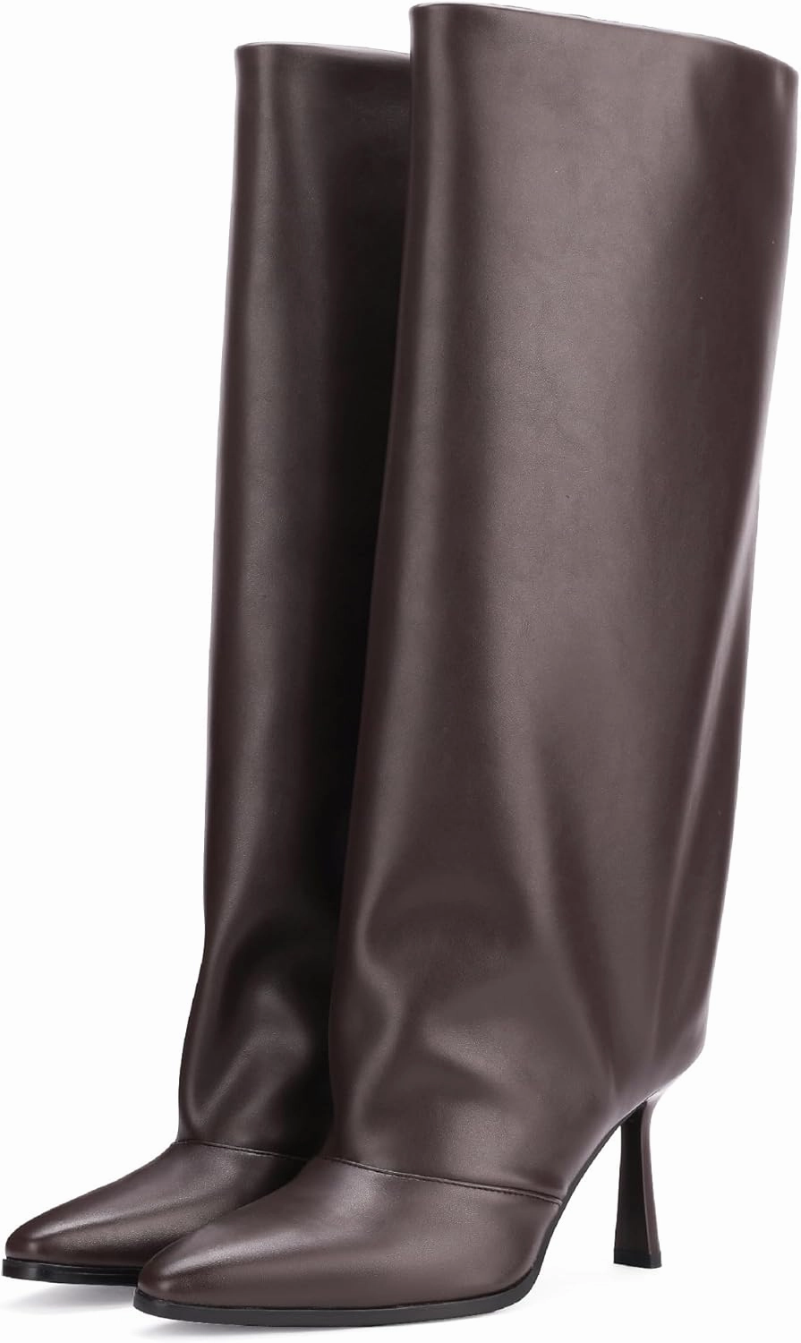 Women's Pointed Toe Knee High Boots Stiletto Heel Fashion Dressy High Heels Long Boots