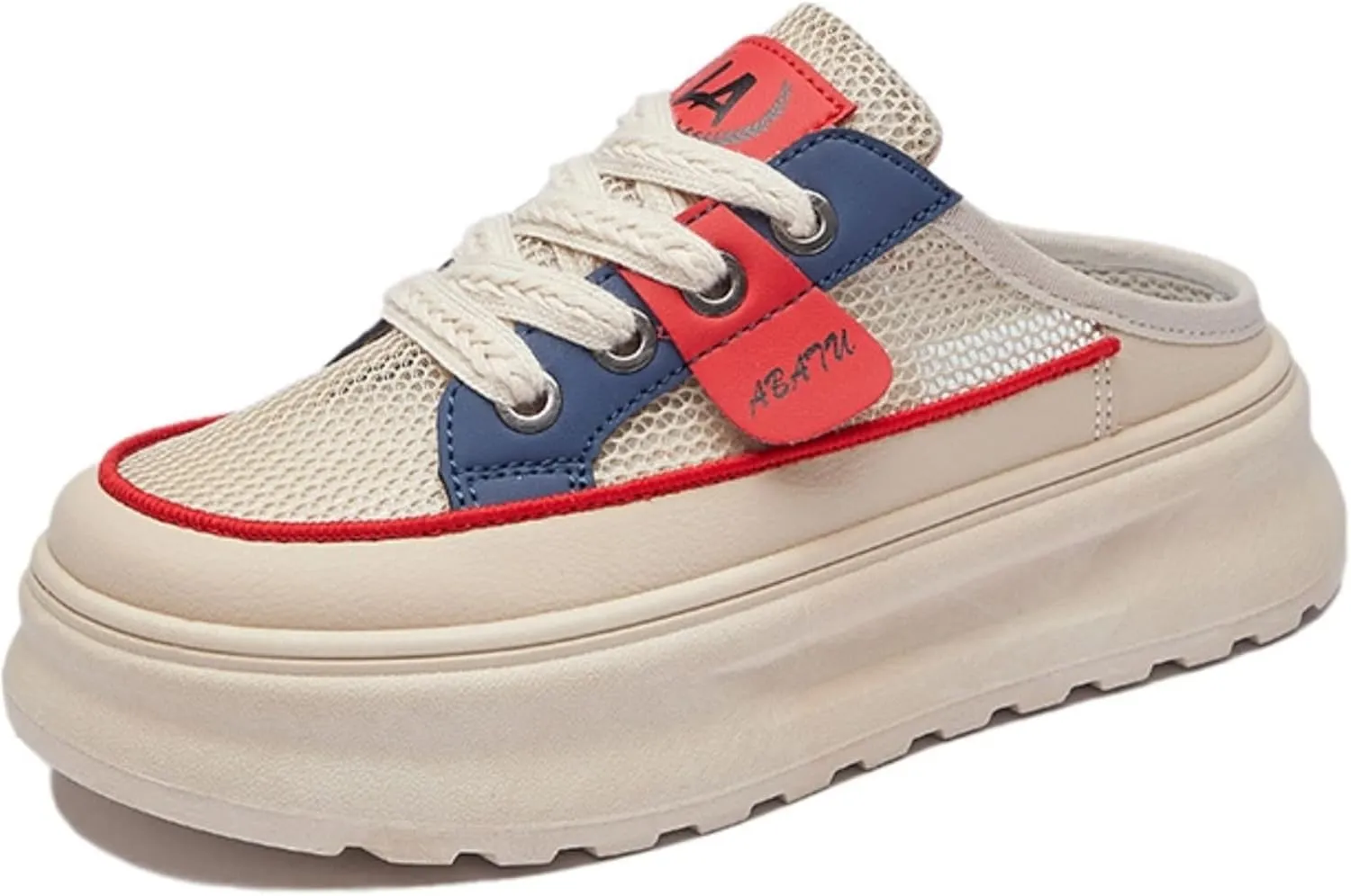 Y2k Platform Chunky Sneakers Retro Mesh Breathable Aesthetic Slip-on Walking Shoes for Women's Summer Casual Outfit