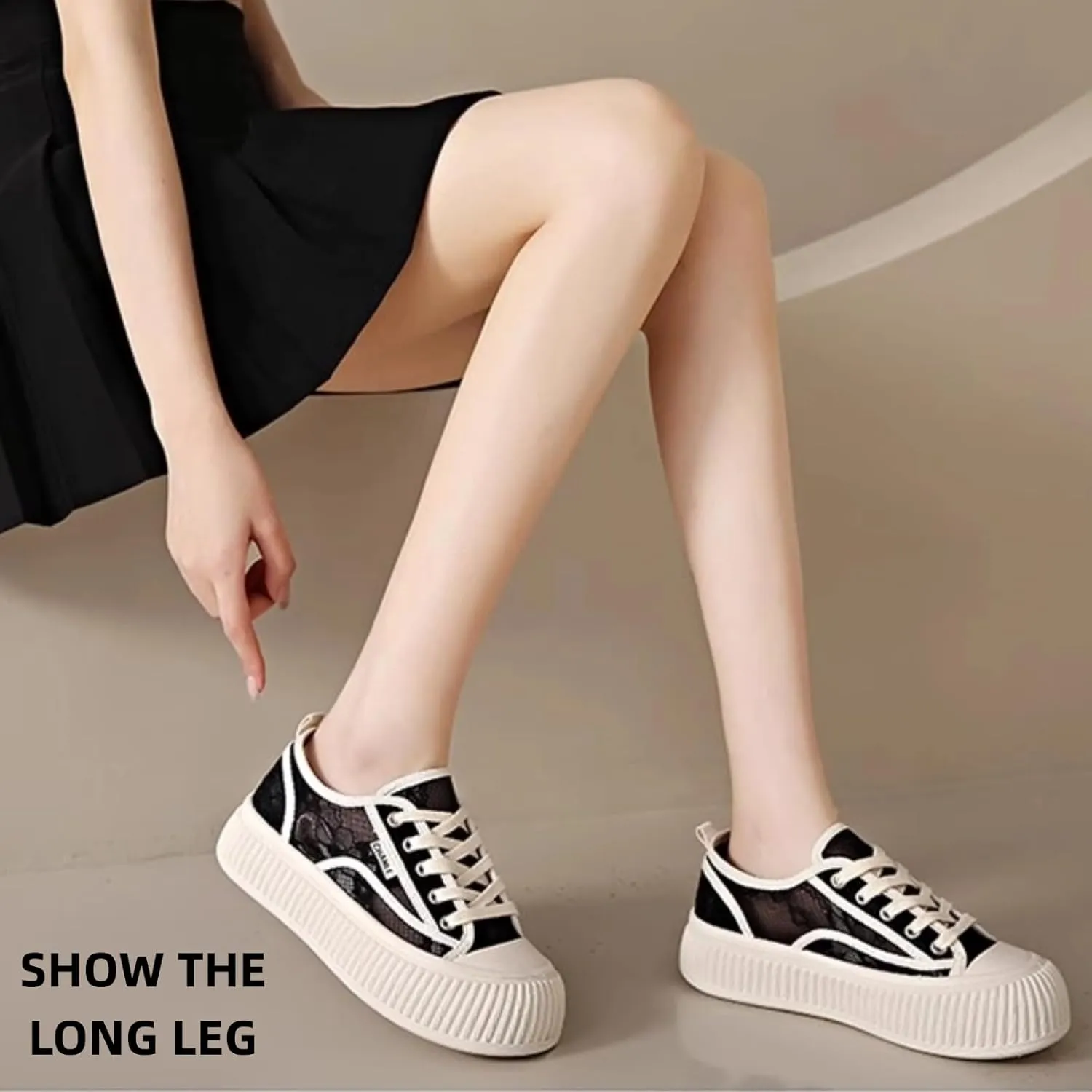 Y2k Platform Sneakers for Women and Girls Retro Mesh Breathable Aesthetic Summer Casual Walking Shoes for Travel