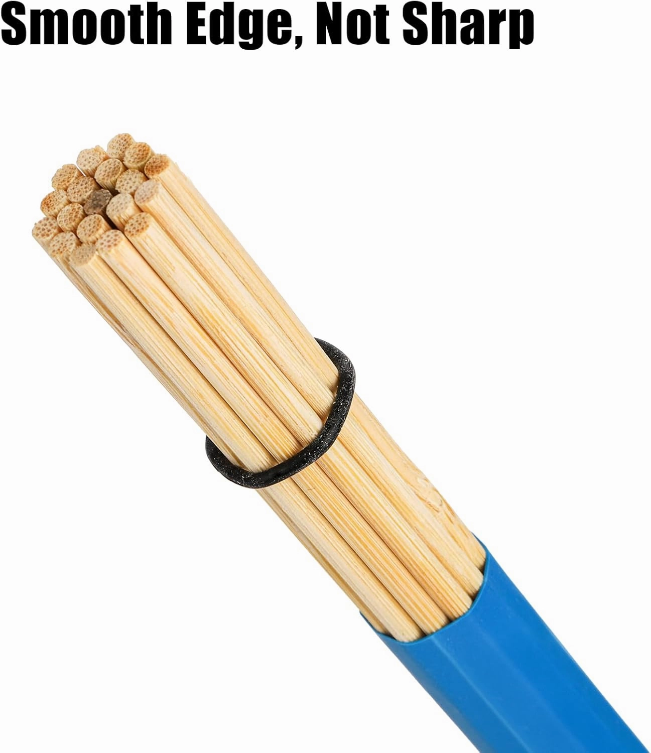 YOUEON 3 Pair 16 Inch Bamboo Hot Rods Drumsticks, 5A Jazz Drum Sticks Constructed of 19 Bamboo Dowels, Rods Drum Brushes for Jazz, Folk, Small Venue and Acoustic Performance