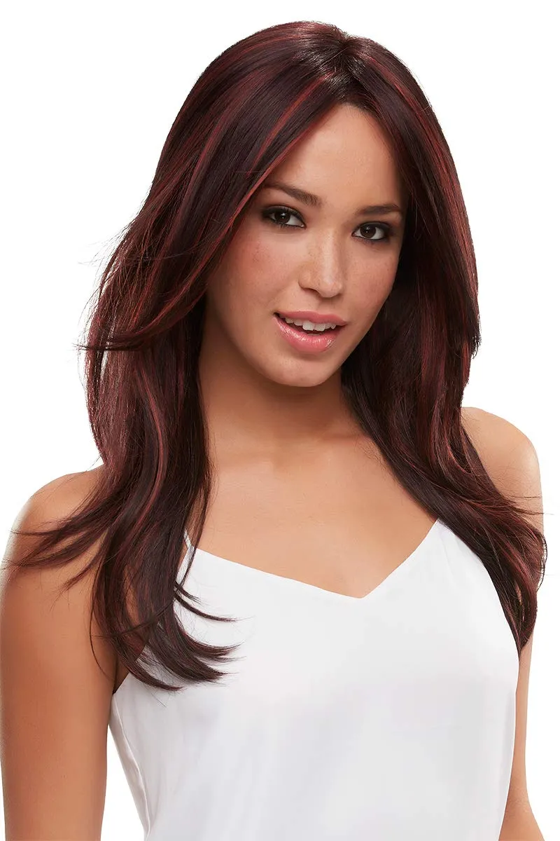 Zara Petite Lace Front & Monofilament Synthetic Wig by Jon Renau in 10RH16, Length: Long