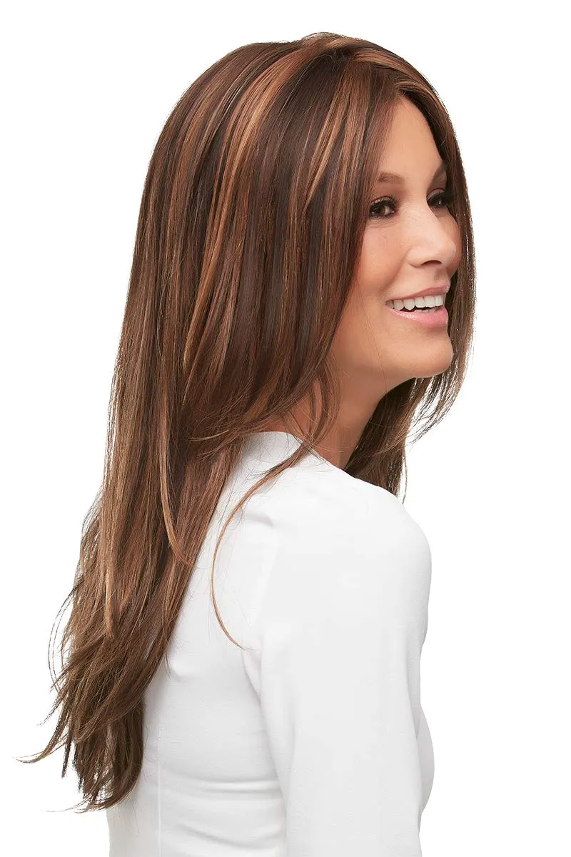 Zara Petite Lace Front & Monofilament Synthetic Wig by Jon Renau in 10RH16, Length: Long