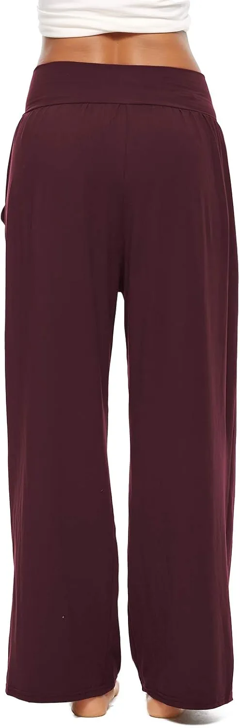 ZJCT Womens Yoga Sweatpants Comfy Loose Casual Wide Leg Lounge Joggers Pants with Pockets