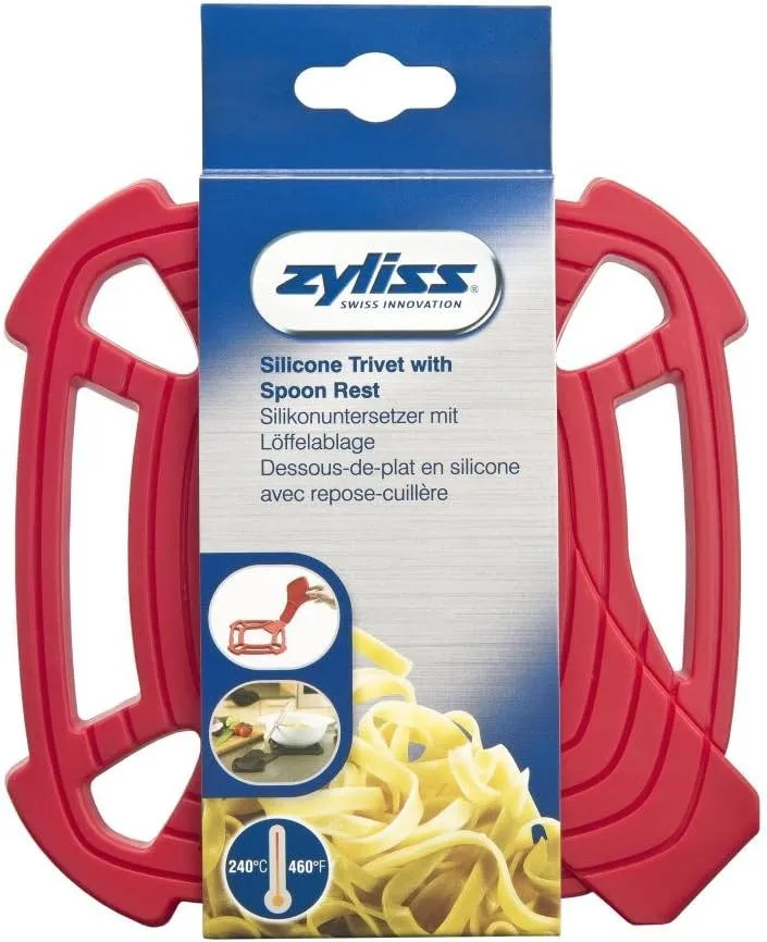 Zyliss Silicon Trivet, Small - Red